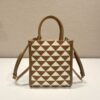 Prada Symbole Embroidered Fabric Mini Bag
