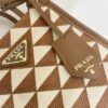 Prada Symbole Embroidered Fabric Mini Bag