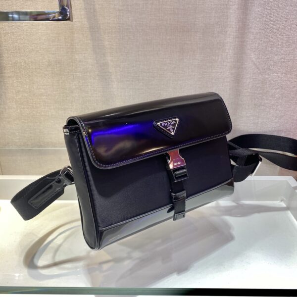 Prada Re-Nylon and leather shoulder bag