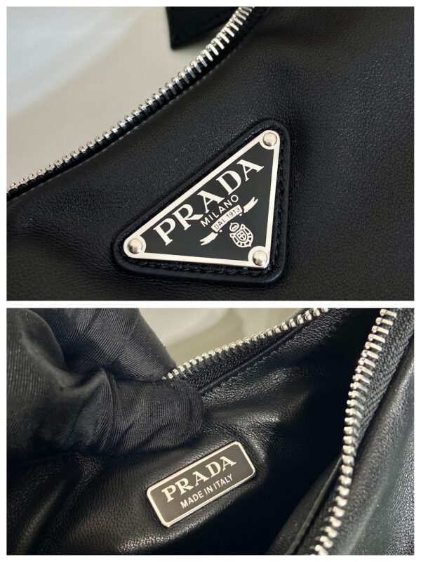 Prada Leather mini hobo bag