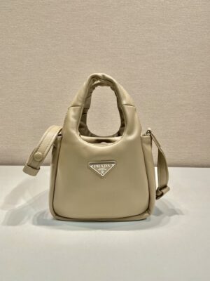 Small padded Prada Soft nappa-leather bag
