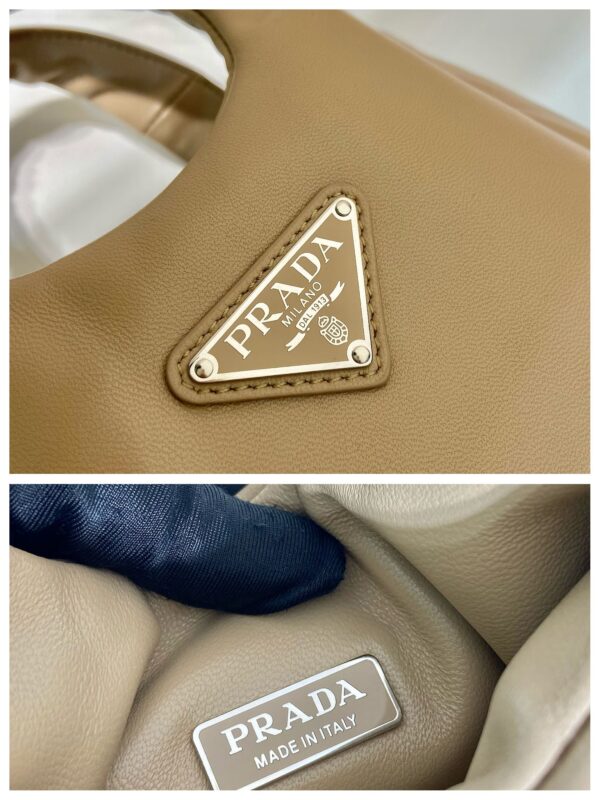 Small padded Prada Soft nappa-leather bag