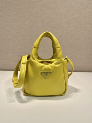 Small padded Prada Soft nappa-leather bag