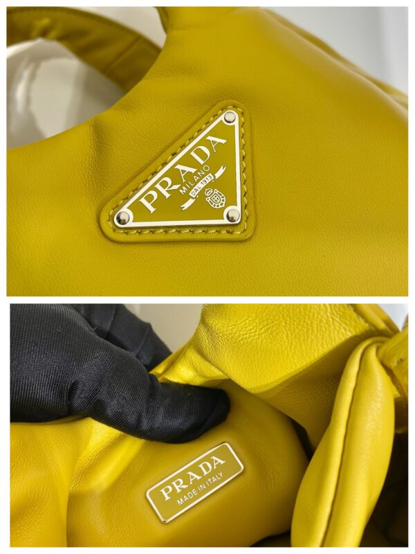 Small padded Prada Soft nappa-leather bag