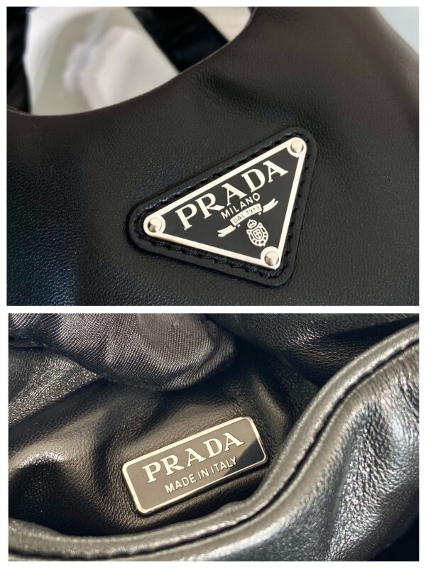 Small padded Prada Soft nappa-leather bag