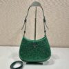 Prada Cleo satin bag with crystals