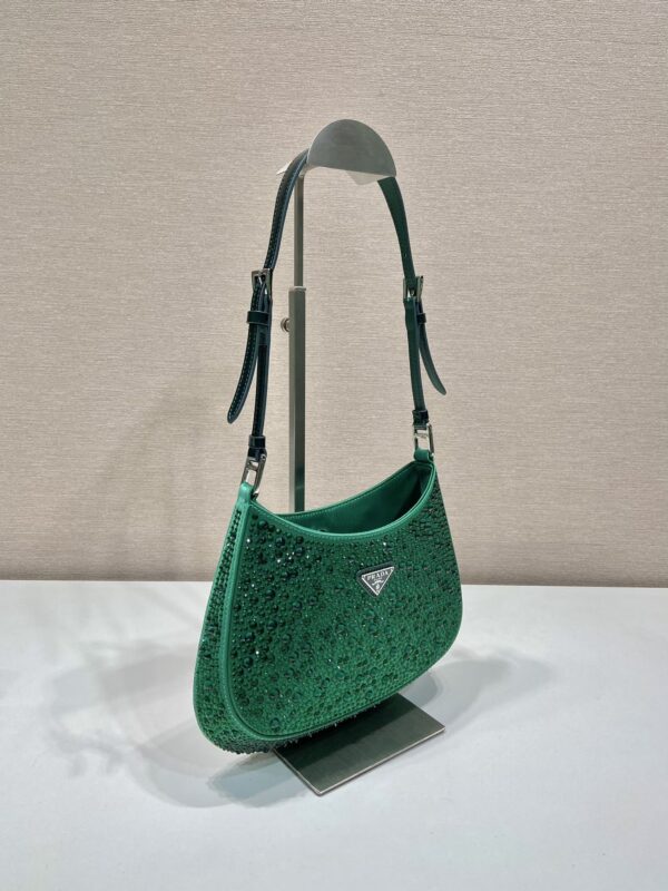 Prada Cleo satin bag with crystals