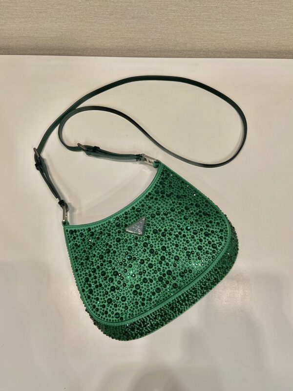 Prada Cleo satin bag with crystals