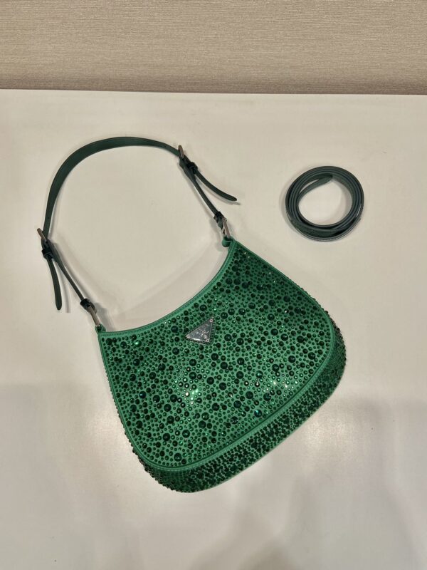 Prada Cleo satin bag with crystals