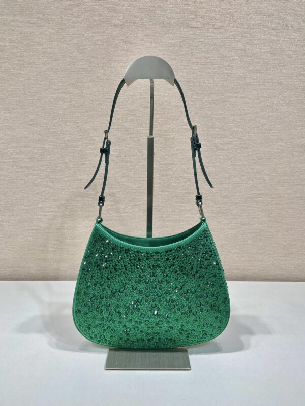 Prada Cleo satin bag with crystals