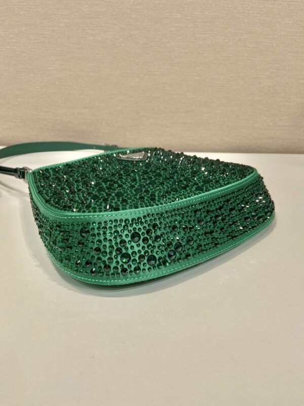 Prada Cleo satin bag with crystals