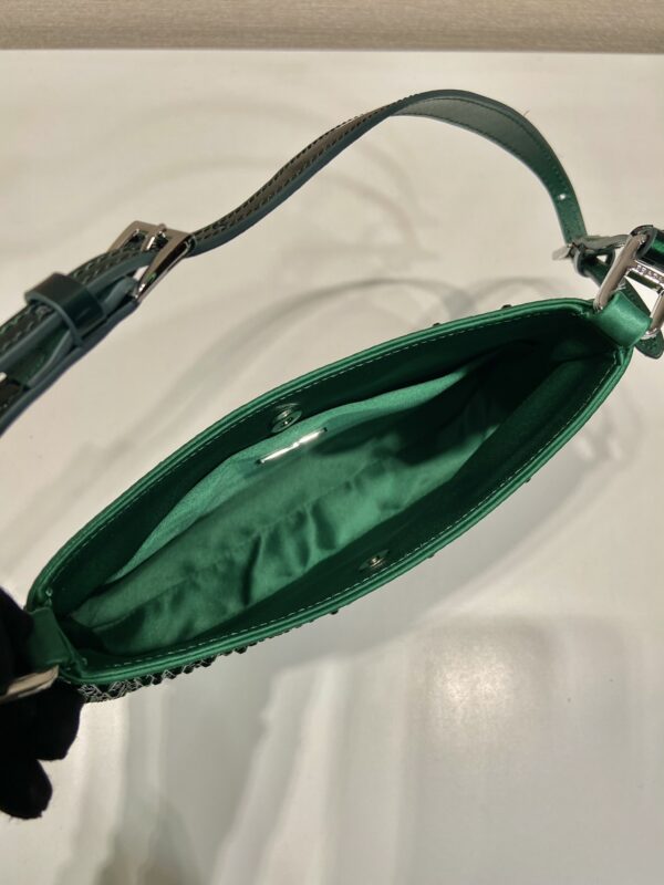 Prada Cleo satin bag with crystals