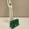 Prada Cardholder with shoulder strap and crystals