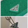 Prada Cardholder with shoulder strap and crystals