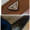 Prada Cleo brushed leather shoulder bag with flap