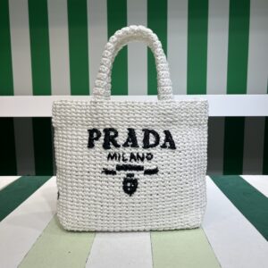 Prada Small crochet tote bag