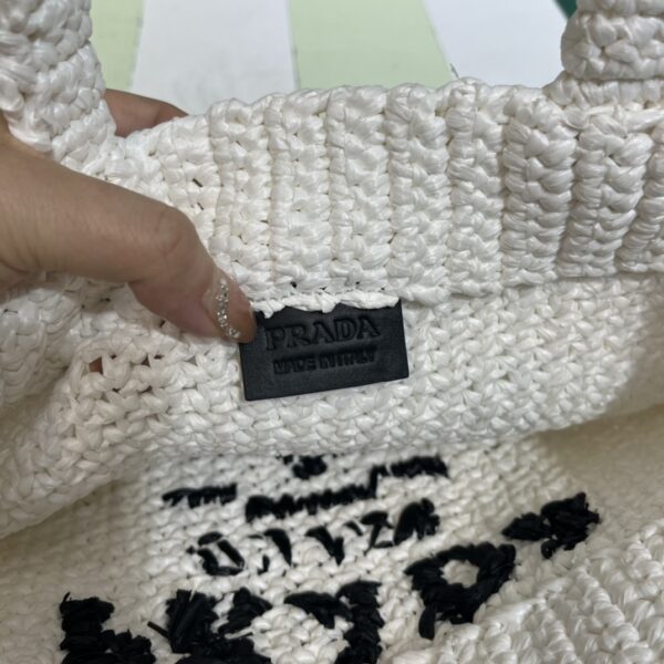 Prada Small crochet tote bag