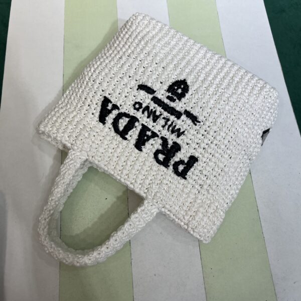 Prada Small crochet tote bag