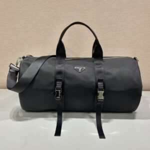 Prada Nylon and Saffiano leather duffle bag