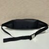 Prada Black Re-nylon And Saffiano Leather Belt Bag