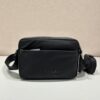 Prada Black Re-nylon And Saffiano Camera Bag