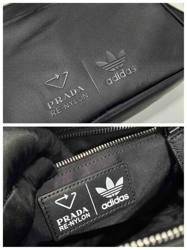 Prada Black Re-nylon And Saffiano Camera Bag