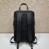 Prada Black Re-nylon And Saffiano  Backpack