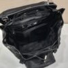 Prada Black Re-nylon And Saffiano  Backpack
