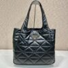 Prada Large padded leather tote bag