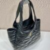 Prada Large padded leather tote bag