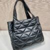 Prada Large padded leather tote bag
