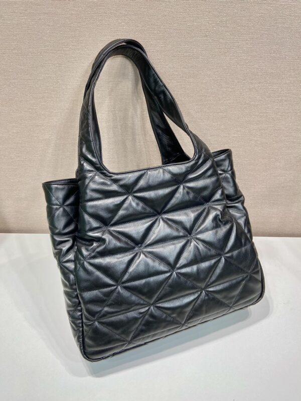 Prada Large padded leather tote bag
