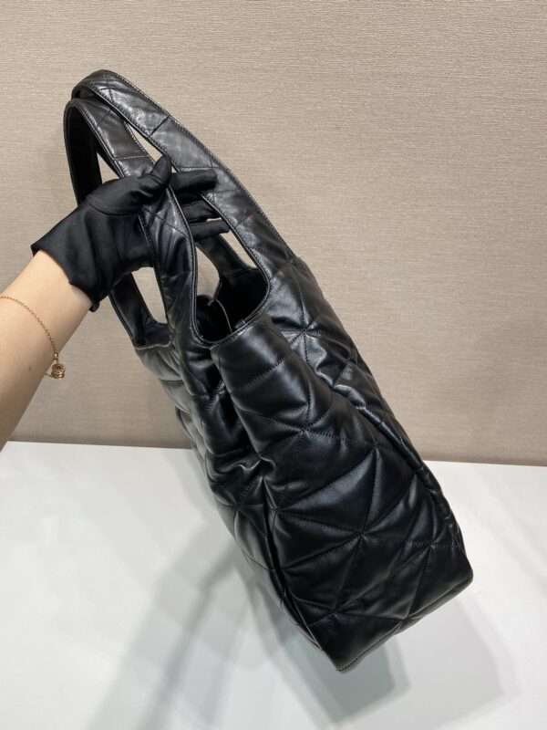 Prada Large padded leather tote bag