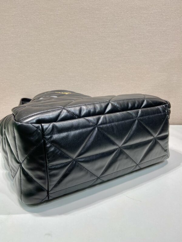 Prada Large padded leather tote bag