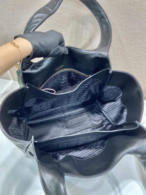 Prada Large padded leather tote bag