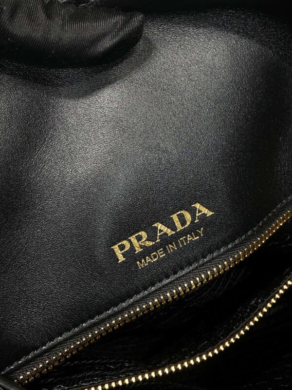 Prada Large padded leather tote bag