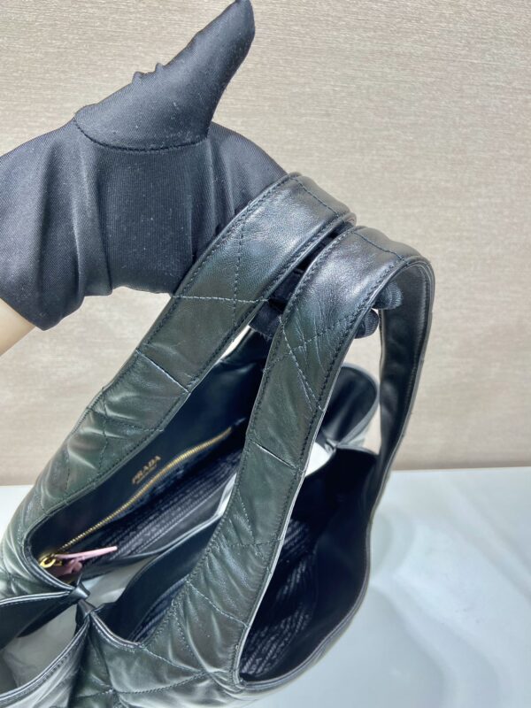 Prada Large padded leather tote bag