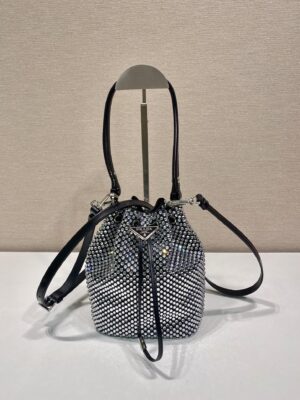 Prada Satin Mini-bag With Crystals