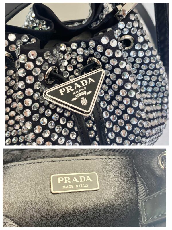Prada Satin Mini-bag With Crystals
