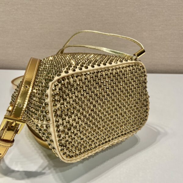 Prada Satin Mini-bag With Crystals