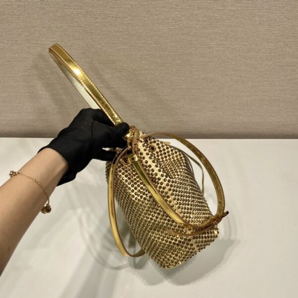 Prada Satin Mini-bag With Crystals