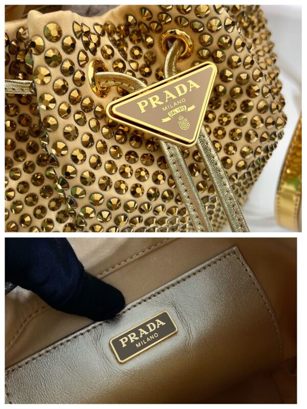 Prada Satin Mini-bag With Crystals