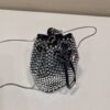 Prada Crystal Embellished Satin Mini-pouch
