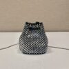 Prada Crystal Embellished Satin Mini-pouch