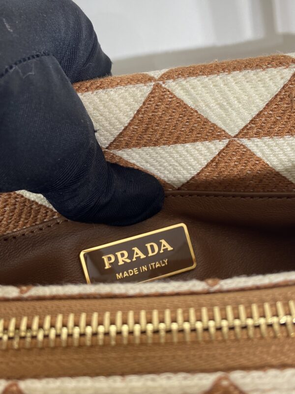 Prada Small embroidered fabric Prada Symbole bag