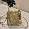Prada Panier satin bag with crystals