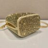 Prada Panier satin bag with crystals