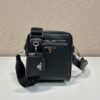 Prada Leather shoulder bag with pouch