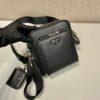 Prada Leather shoulder bag with pouch