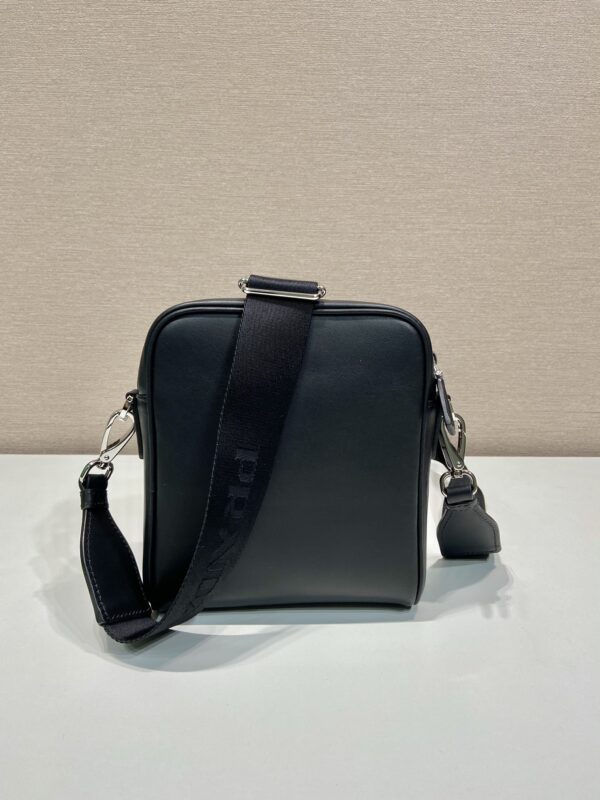Prada Leather shoulder bag with pouch